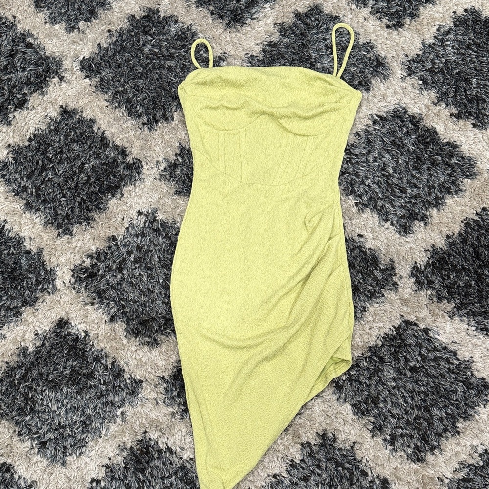 Elegant Lime Green Women's Dress